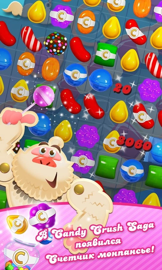 Скриншот Candy Crush Saga 1
